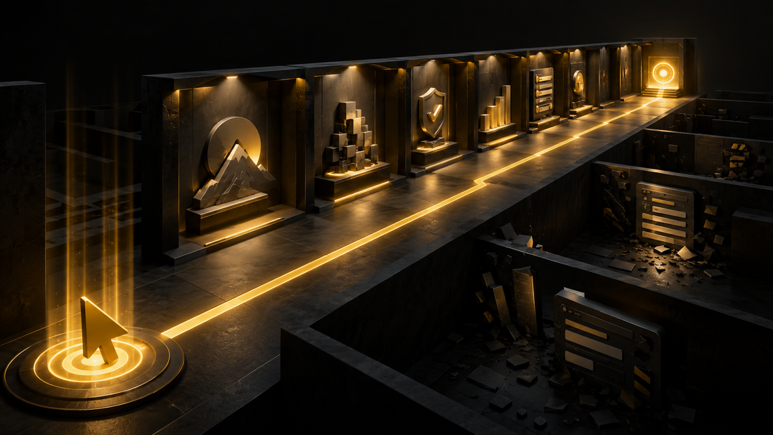 Analyse einer Google-Ads-Landingpage auf Laptop und Smartphone in einem deutschen Büro