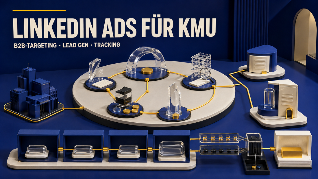 Editoriale B2B-Entscheidungskarte mit Buying Committee, Lead-Route und messbarem Vertriebsweg
